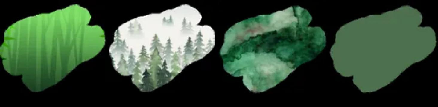 rainbow cas bg - pt 4 green