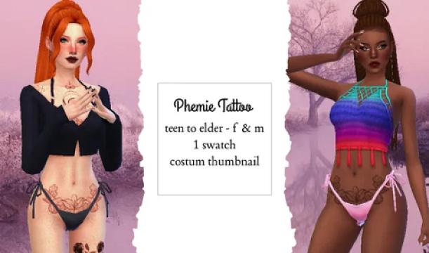 Advent Calendar, Day 23: Phemie Tattoos