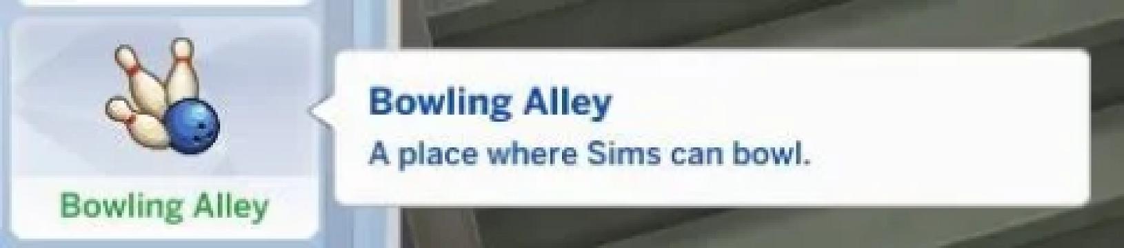 Bowling Alley Lot Trait