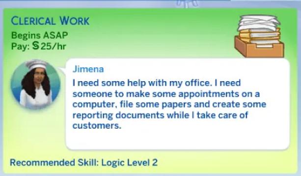 Clerical Work