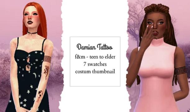 Advent Calendar, Day 07: Damian Tattoos