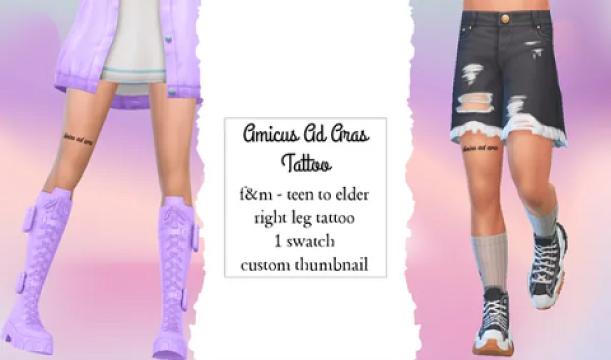 Amicus Ad Aras Tattoo 