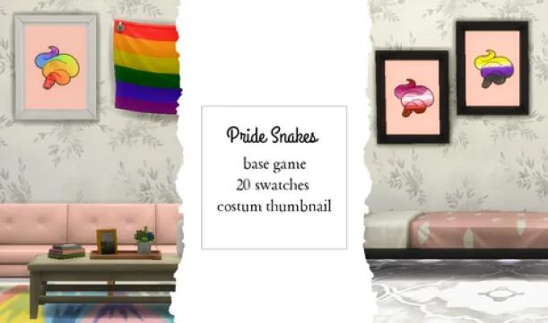 Pride Snakes Paintings