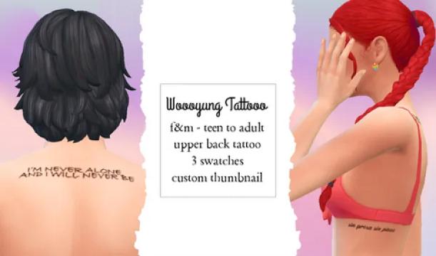 Wooyoung Tattoo 