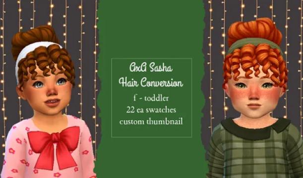 AxA Sasha Hair Conversion