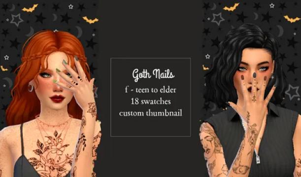 Goth Nails