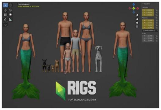 Creating Poses in Blender 2.8 and newer versions - Rigs & Compatibility Tips for S4S