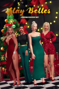 Slay Belles - A Custom Content Set by Ice-CreamForBreakfast and Joliebean 