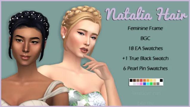 Natalia Updo and Pearl Pin Accessory