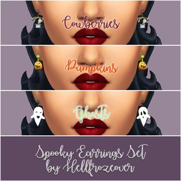 Spooky Earrings Set