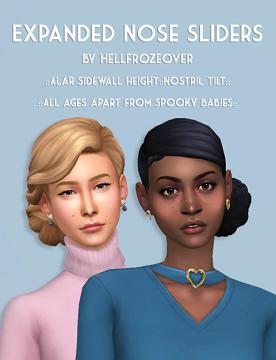 Expanded Nose Sliders