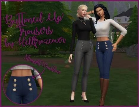 Buttoned Up Trousers