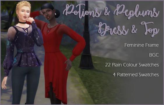 Potions & Peplums Dress and Top