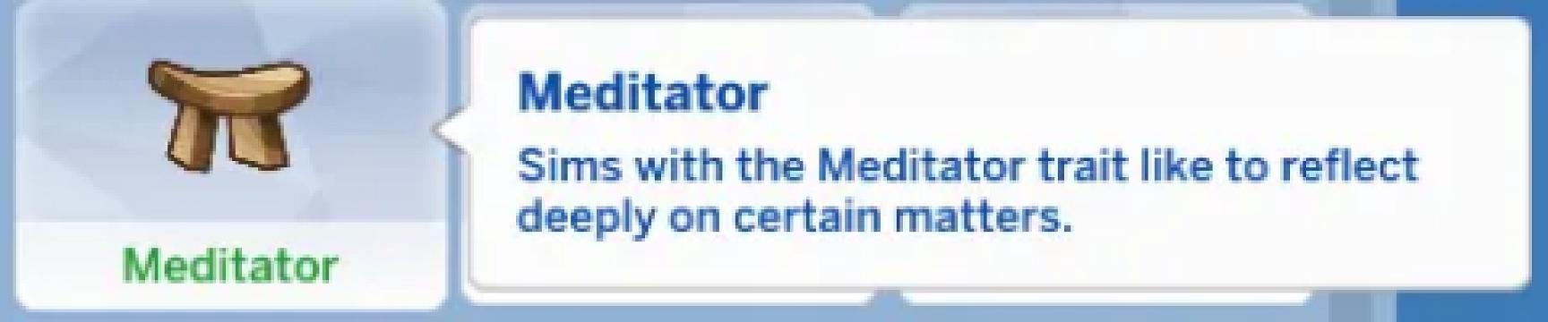 Meditator Trait