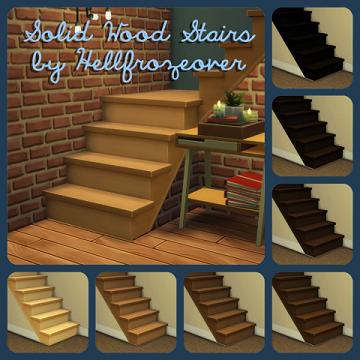 Solid Wood Stairs