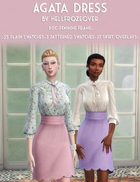 Agata Dress - Brunch at the Ritz Extra