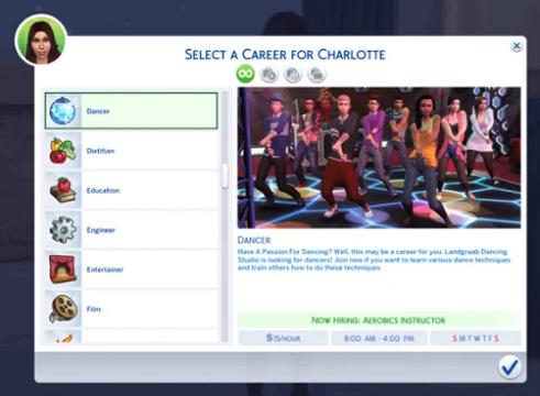 Dancer Career