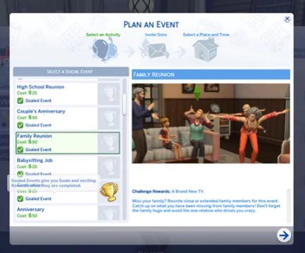 Family Reunion Event