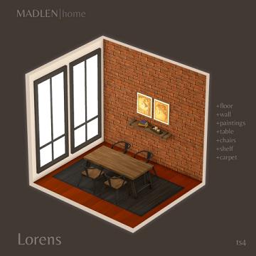 Lorens Dining Set
