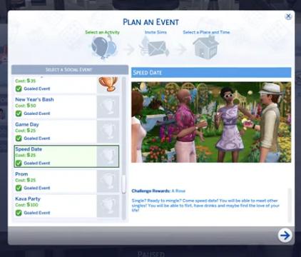 Speed Date Event