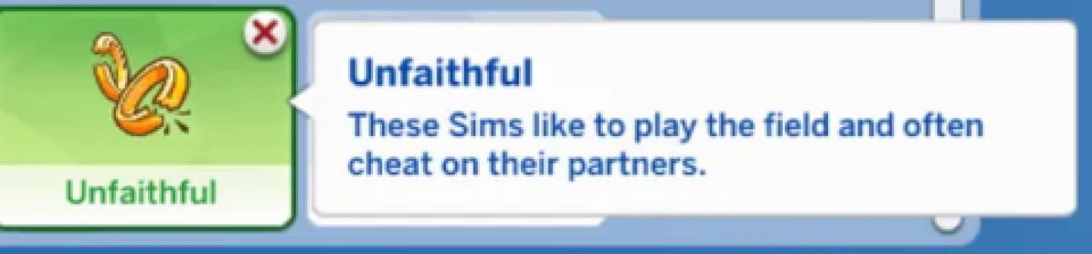 Unfaithful Trait