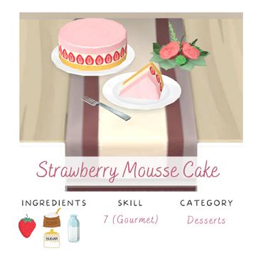 Strawberry Mousse Cake