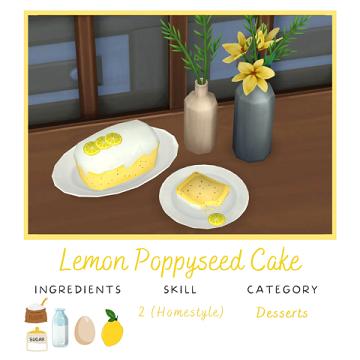 Lemon Poppyseed Cake