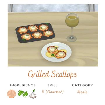 Grilled Scallops