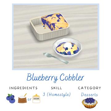 Blueberry Cobbler
