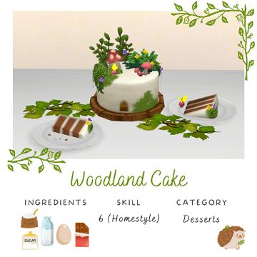 Woodland Cake 🧚🍄