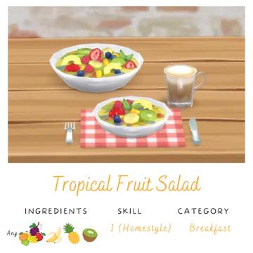 Tropical Fruit Salad 