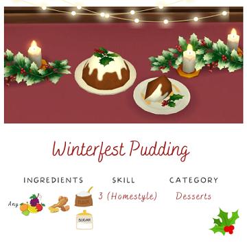 Winterfest Pudding