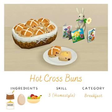 Hot Cross Buns - Easter/Spring Day Treat #2!