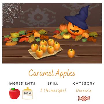 Caramel Apples - Simblreen Treat! 👻