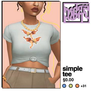 simple tee •