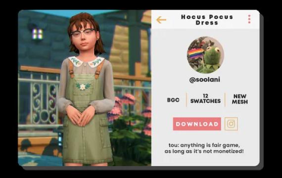 Hocus Pocus Overall Dress