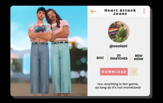 Heart Attack Jeans