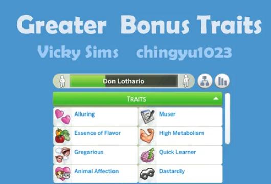 Greater Bonus Traits V3