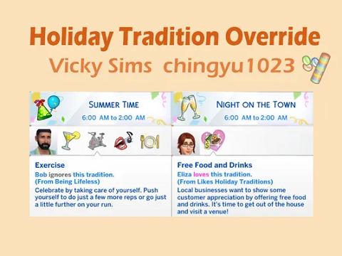 Holiday Tradition Override V5