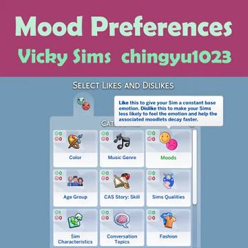 Mood Custom Preferences 