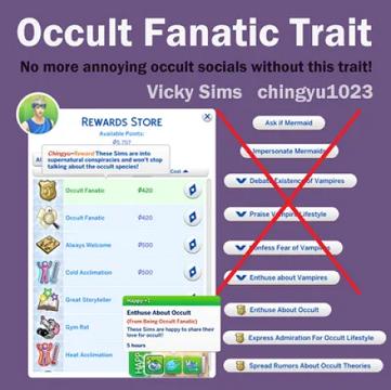 Occult Fanatic Trait