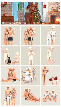 #187 Pose Pack - One year of Patreon