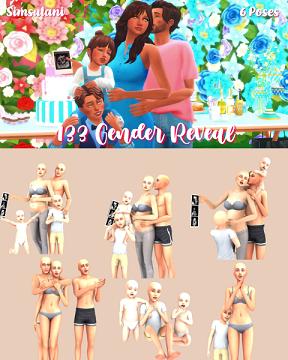 #133 Pose Pack Gender Reveal