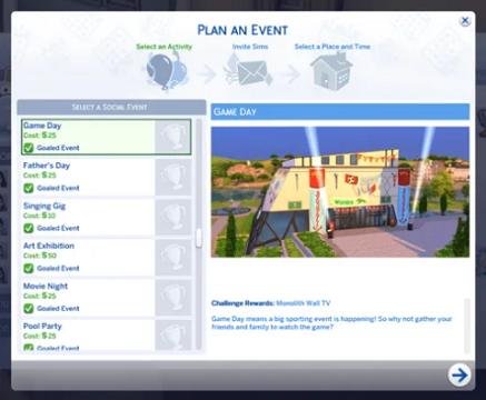 Game Day Event