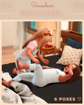 #78 Poses Pack "Ouch it hurts ..."