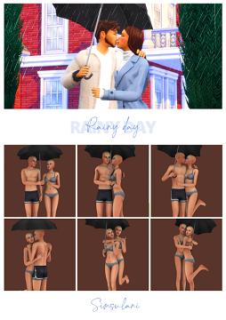 #310 Pose Pack | Rainy Day | FREE