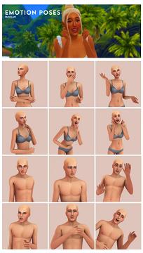 #340 Pose Pack | Emotions F/M