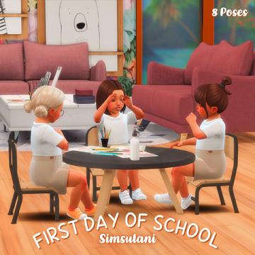 #126 Pose Pack First Day Of School 2 ????