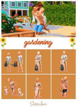 #254 Pose Pack - Gardening