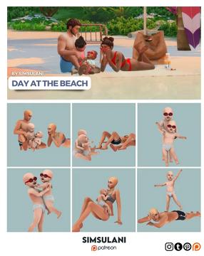 #370 Pose Pack | Day at the beach  